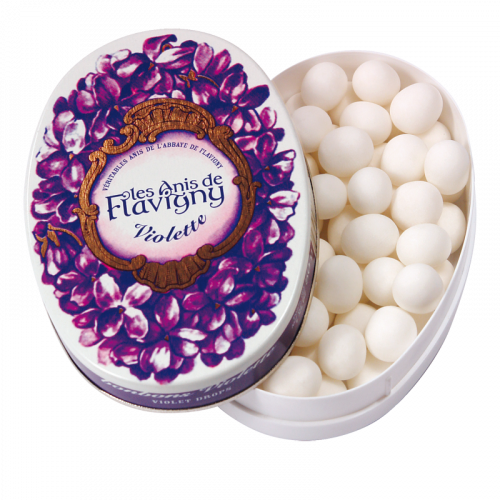 Boite ovale 50g - Violette