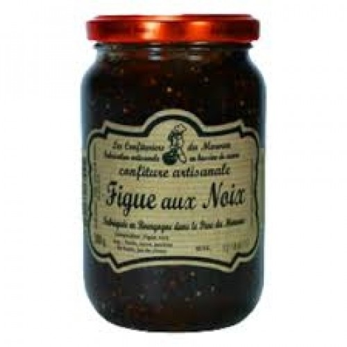 Confiture Figue aux noix 380g Confiturier du Morvan