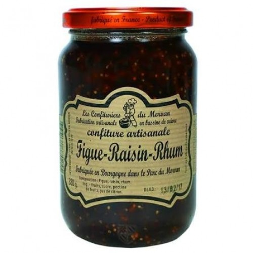Confiture Figue-Raisin-Rhum 380g Confiturier du Morvan