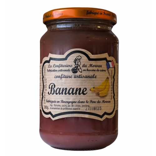 Confiture Banane 380g Confiturier du Morvan