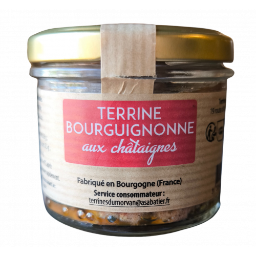 Terrine Bourguignonne aux châtaignes 80g