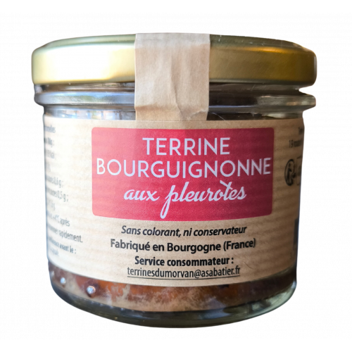 Terrine Bourguignonne aux pleurotes 80g