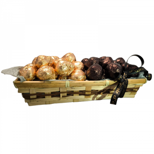 Panier chocolat lait et noir 500g Chocolaterie de Bourgogne