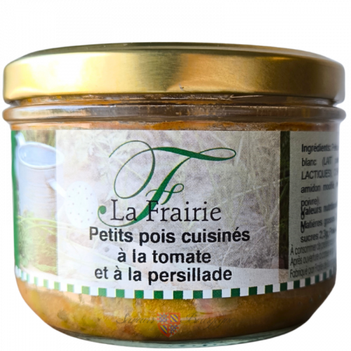 Petits pois cuisinés à la tomate et à la persillade 180g Frairie