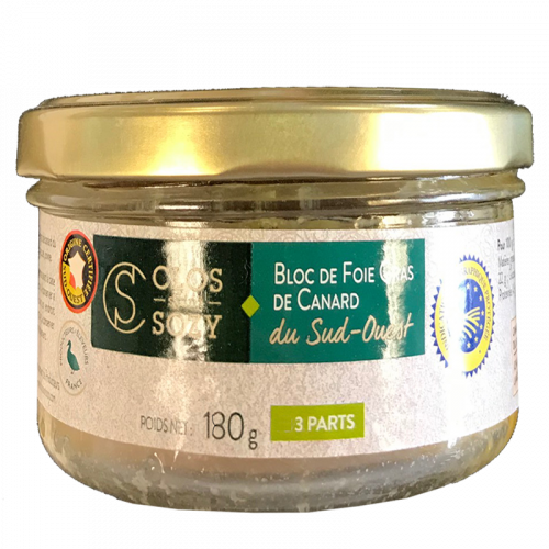 Bloc de Foie gras de Canard du sud-ouest IGP 130G - Frairie