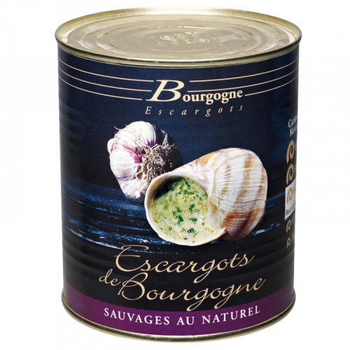 Escargots de Bourgogne "belle grosseur" boîte 4/4 10Dz 465g Bourgogne Escargots