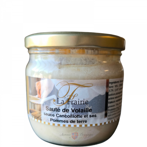 Sauté de volaille sauce cancoillotte et ces pommes de terre 300g Frairie