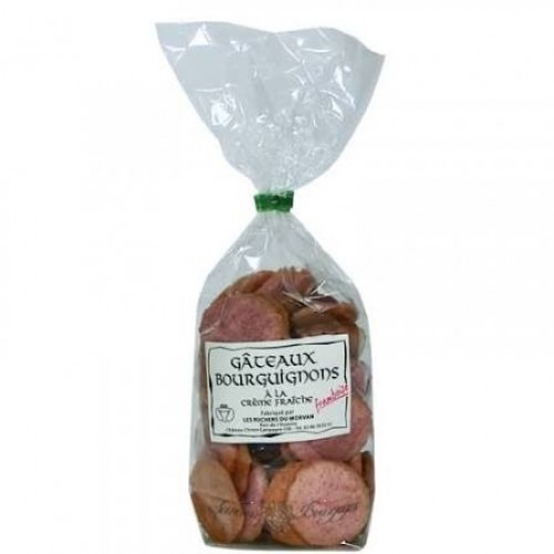 Gâteaux Bourguignons à la crème fraiche et framboise 160g