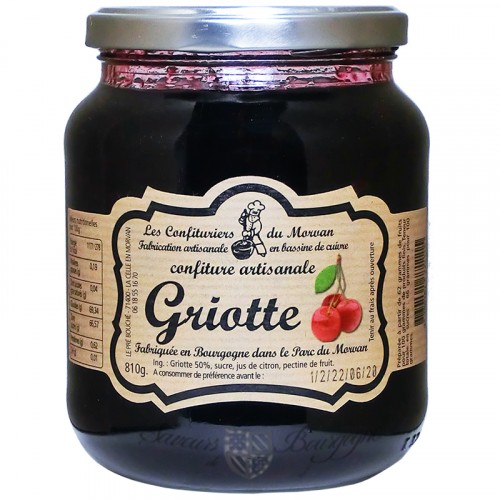 Confiture Griotte 810g Confiturier du Morvan