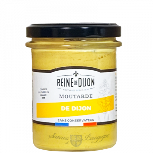 Moutarde de Dijon 185g sans conservateur Reine de Dijon