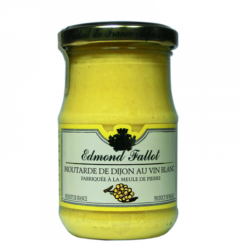 Moutarde de Dijon au vin blanc 210g Fallot
