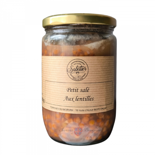 Petit salé Aux lentilles 600g Antoine Sabatier
