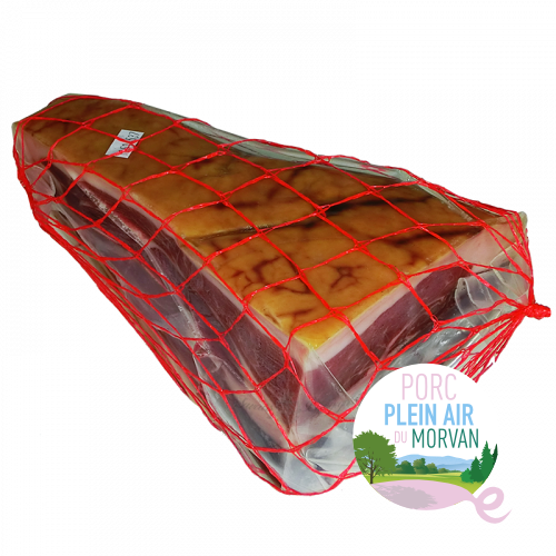 Quart pointe de Jambon sec Porc plein air du Morvan 12 mois minimum 1,3kg - Fernand Dussert