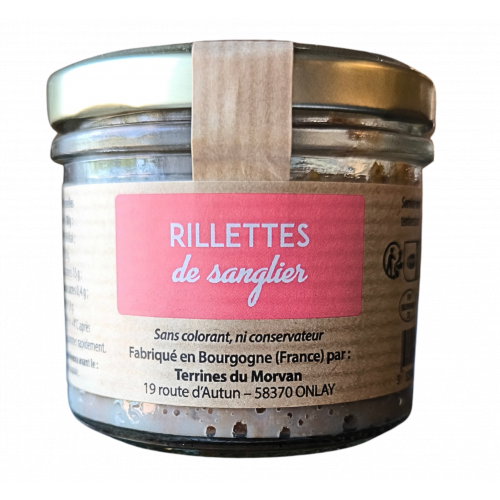 Rillettes de sanglier 80g Terrine du Morvan