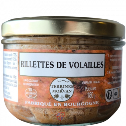 Rillettes de Volailles 180g Terrines du Morvan
