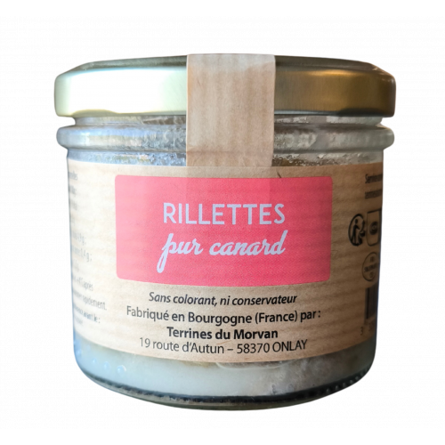 Rillettes pur canard 80g Terrine du Morvan