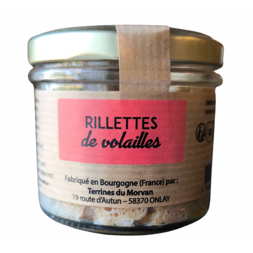 Rillettes de Volailles 80g Terrine du Morvan