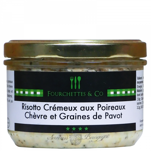 Risotto Crémeux aux Poireaux Chèvre et Graines de Pavot 200g