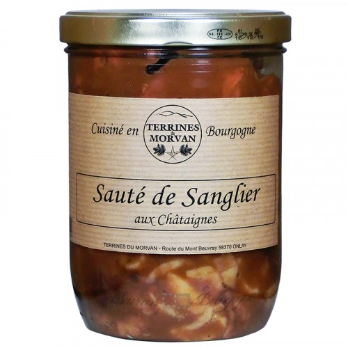 Sauté de Sanglier aux Châtaignes 750g