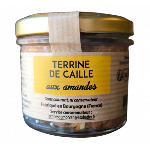 Terrine de Caille aux amandes 80g