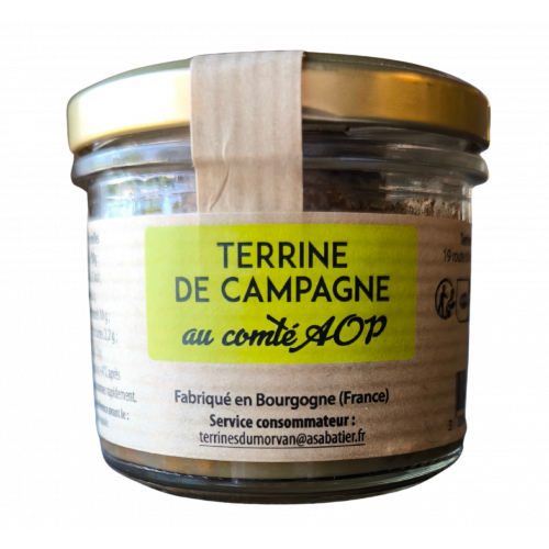 Terrine de campagne au comté AOP 80g Terrine du Morvan