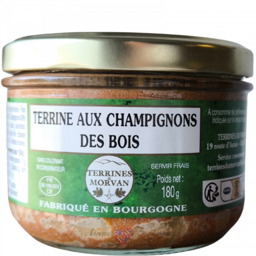 Terrine aux champignons des bois 180g