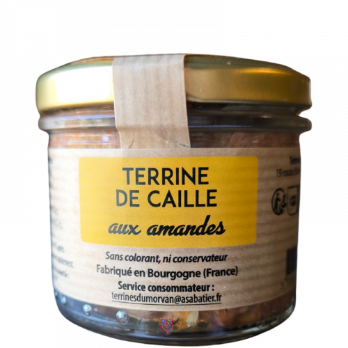 Terrine de Caille aux amandes 80g