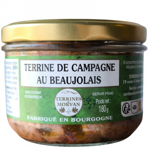 Terrine de campagne au Beaujolais 180g