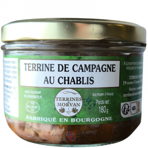 Terrine de campagne au Chablis 180g