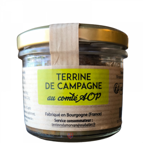 Terrine de campagne au comté AOP 80g Terrine du Morvan