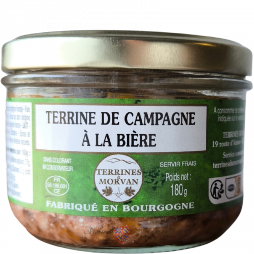 Terrine de Campagne à la Bière 180g Terrines du Morvan