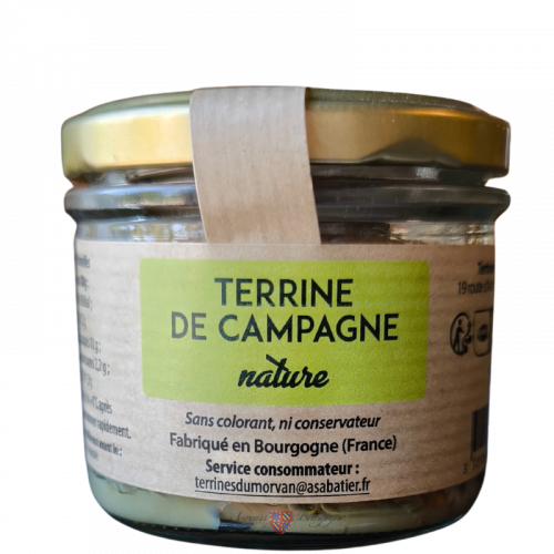 Terrine de campagne nature 80g Terrine du Morvan
