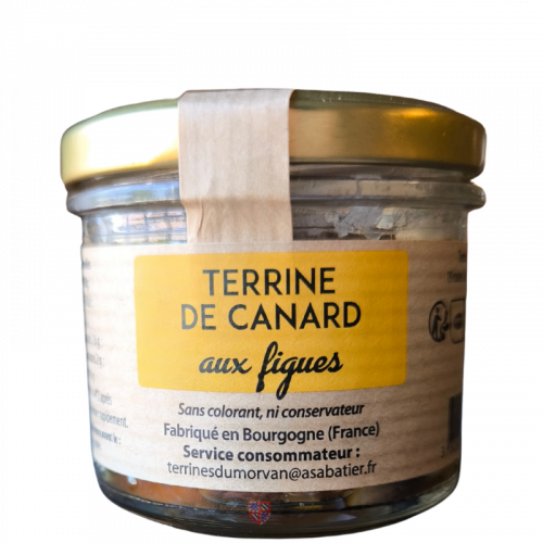 Terrine de canard aux figues 80g Terrine du Morvan