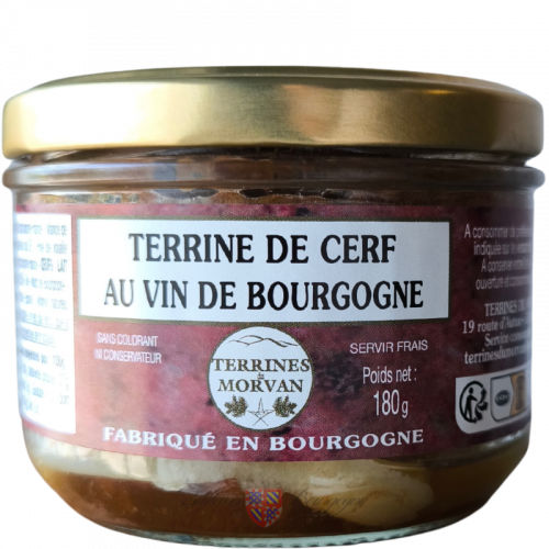 Terrine de Cerf au vin de Bourgogne 180g