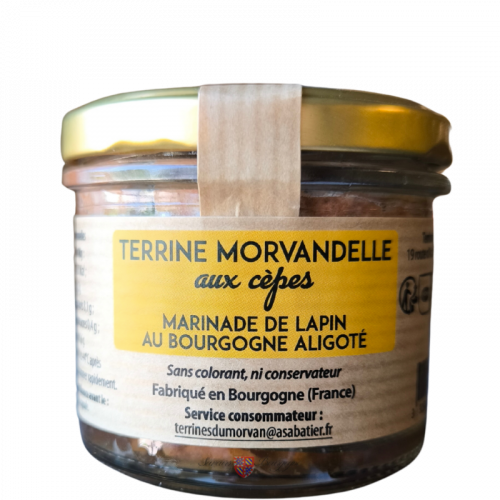 Terrine Morvandelle aux Cèpes 80g