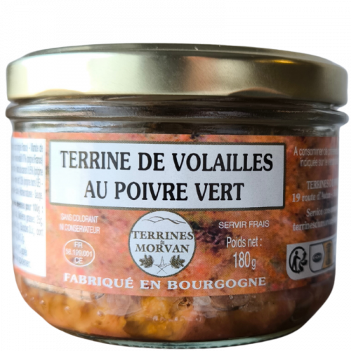 Terrine de Volaille Poivre Vert 180g
