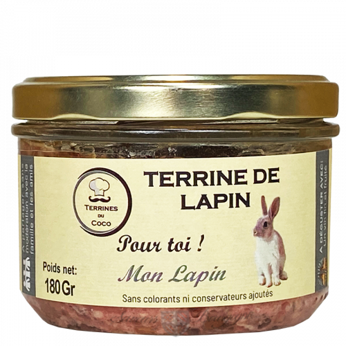 Terrine de lapin "Mon Lapin" 180g - Coco