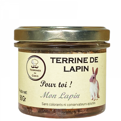 Terrine de lapin "Mon Lapin" 90g - Coco
