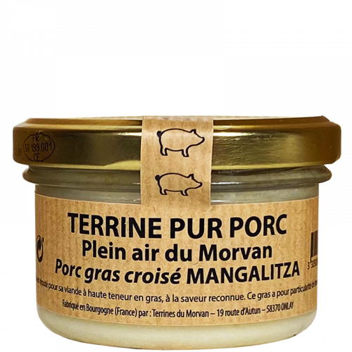 Terrine pur porc plein air du Morvan croisé Mangalitza 80g (poids net 50g)