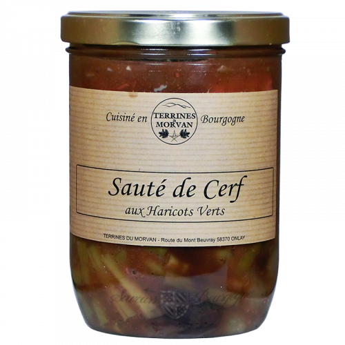 Sauté de cerf aux haricots verts 750g