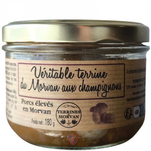 Véritable terrine du Morvan aux champignons 180g