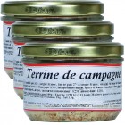 Terrine de Campagne 180g x 2 + 1 Gratuit