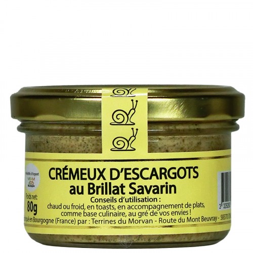 Crémeux d'escargots au Brillat Savarin à tartiner 80g