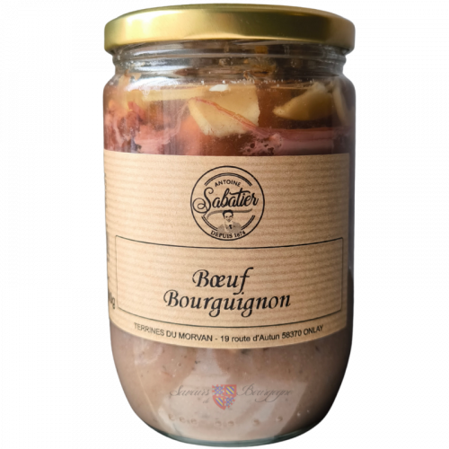 Boeuf bourguignon au vin de Bourgogne 600g