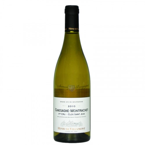 Chassagne-Montrachet 1er Cru "Clos Saint Jean" 2017 - Domaine Henry de Villamont 75cl