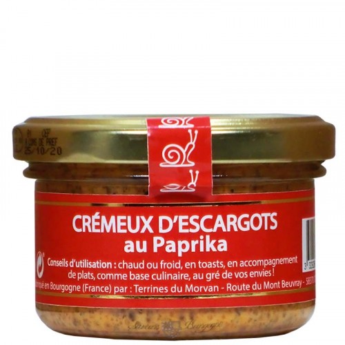 Crémeux d'escargots au paprika à tartiner 80g