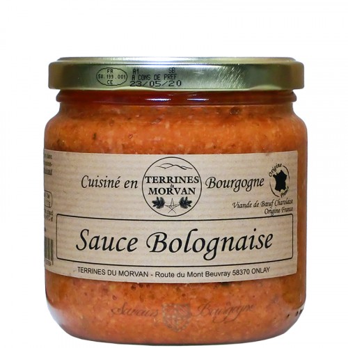Sauce bolognaise (garantie viande de charolais) 400g