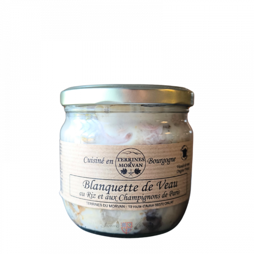 Blanquette de Veau au riz et aux champignons de Paris 300g