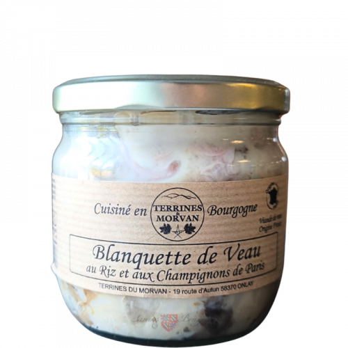 Blanquette de Veau au riz et aux champignons de Paris 300g