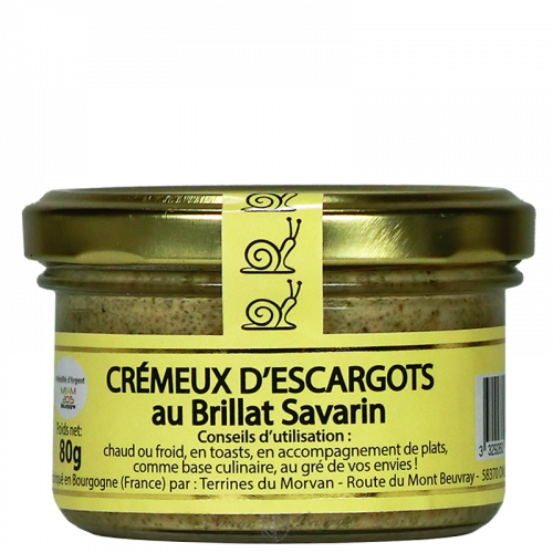 Crémeux d'escargots au Brillat Savarin à tartiner 80g